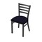 Holland Bar Stool Co 400 Jackie 18" Chair with Pewter Finish and Canter Twilight Seat 40018PW002 - alternate 1